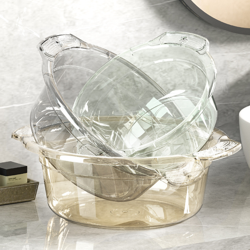 Transparent washbasin