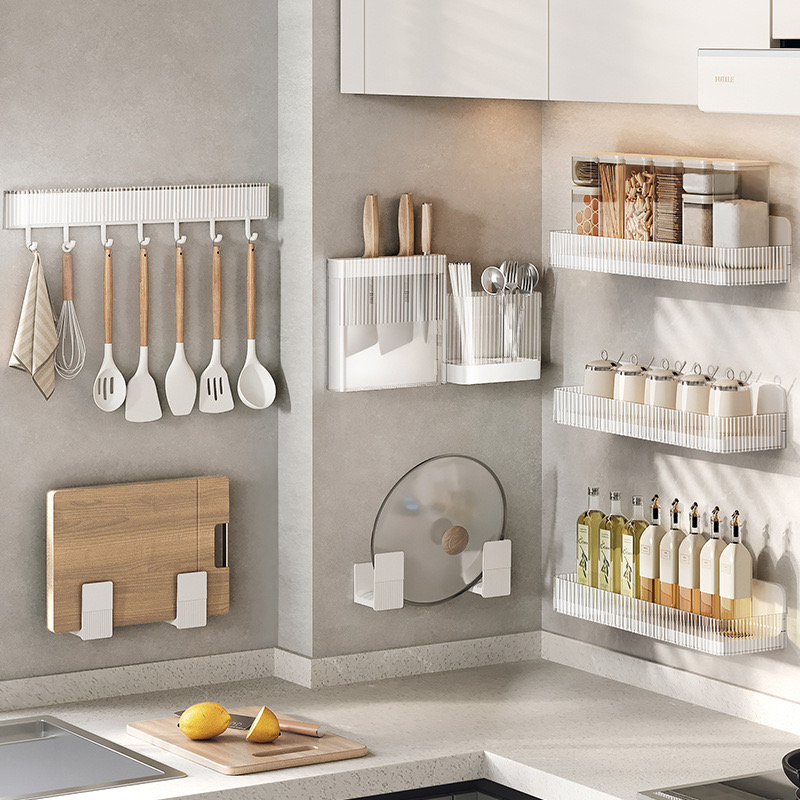 Kitchen storage shelves